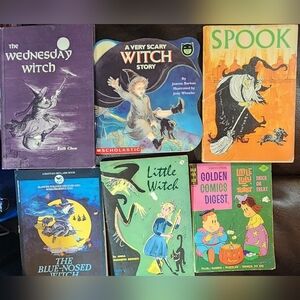 Collection of Witch and Halloween Books
